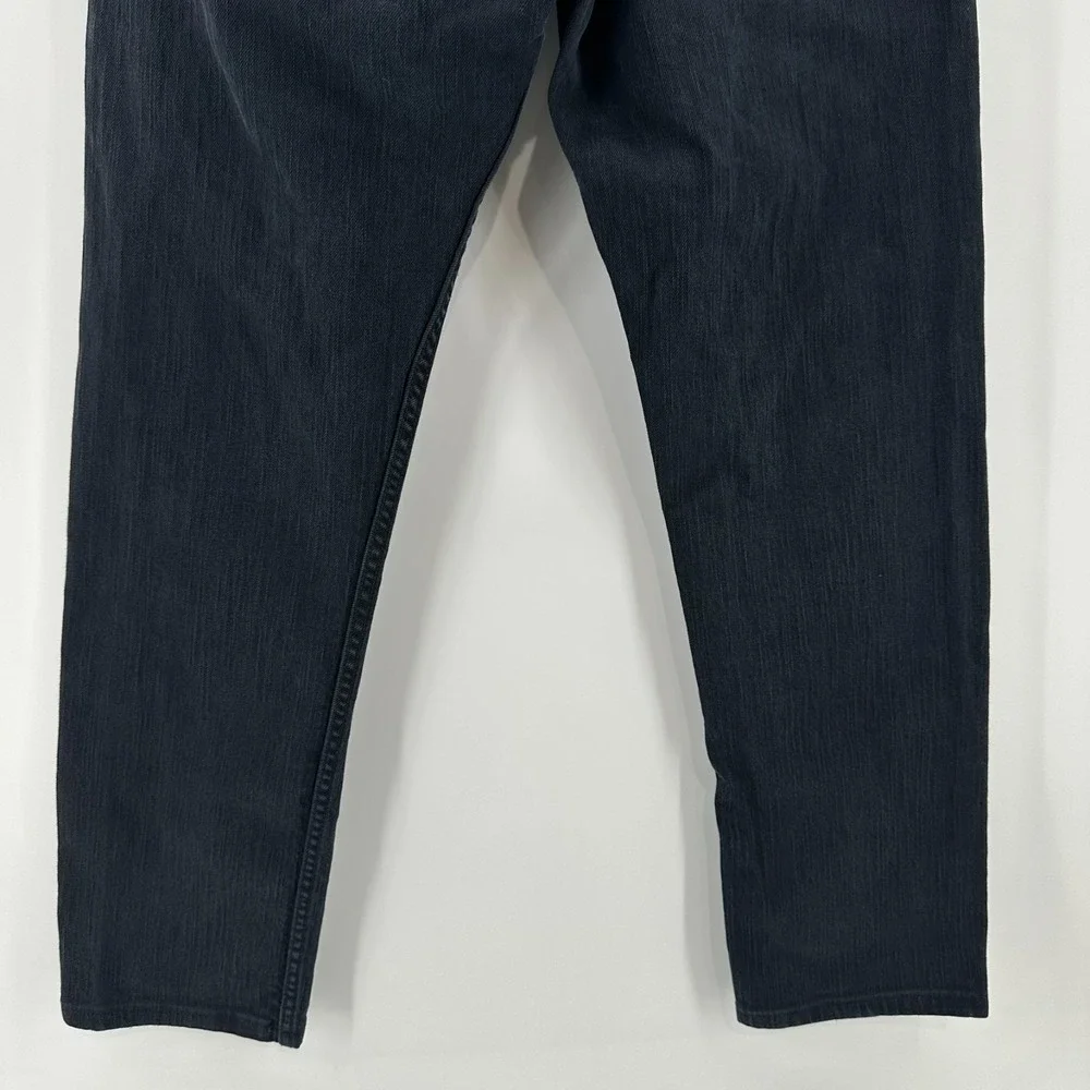 Levi's 511 Skinny Jeans Mens 33x30 Black Stretch Denim Mid Rise 5 Pockets Street